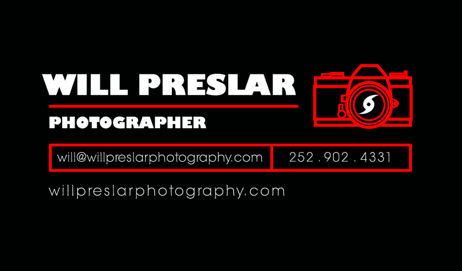 Will Preslar Photography Branding