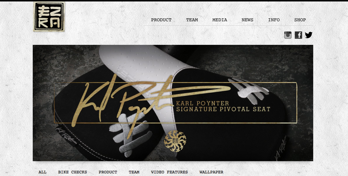 Ezra BMX Website