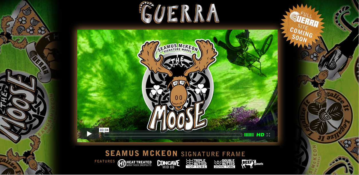 Guerra ‘Moose’ Frame Mini Website